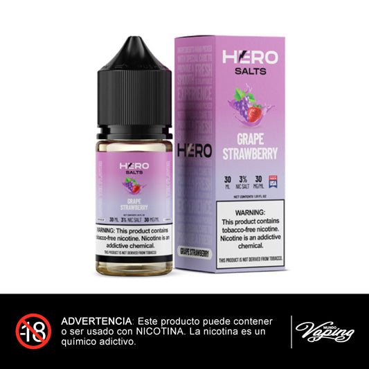 HERO Salt - Grape Strawberry 30ml