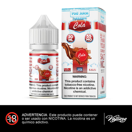 Pod Juice Salt - Cola Freeze 30ml