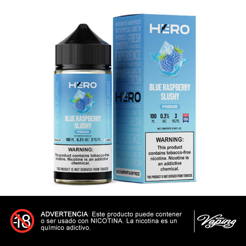 HERO - Blue Raspberry Slushy Freeze 100ML